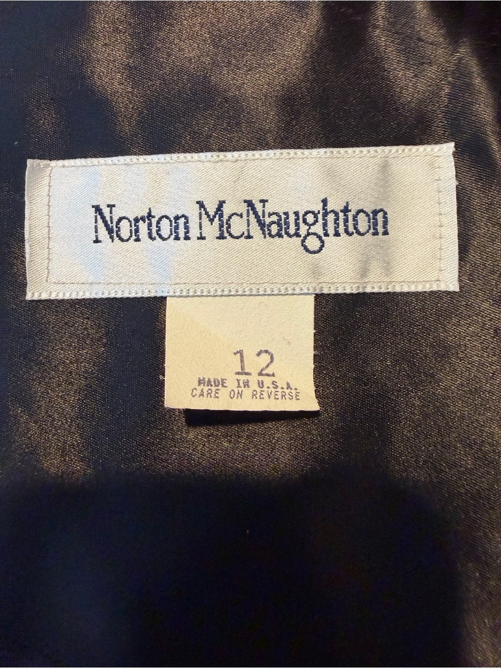 Vintage Norton McNaughton Women's Floral Metallic Velvet Blazer Jacket Size 12 - Picture 8 of 9